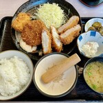 とんかつ＆エビフライ 囲炉裏 - 