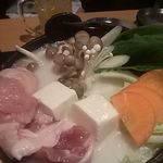 馳走庵 - 名物しろ鍋（ミニ）