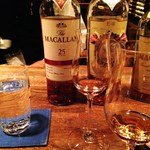 ウォッカトニック - H25.11再訪　マッカラン25年はハーフショットにて
