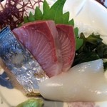 そば季寄 季作久 - 月ランチ 刺身