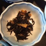 そば季寄 季作久 - 月ランチ ヒジキ