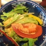 そば季寄 季作久 - 月ランチ サラダ