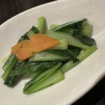 杏梨　チャイニーズキッチン - シャキシャキ青菜のあっさり塩炒め