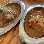 ムムムカリー - SP牛タンのケララ煮、SPブリのタマリンドカレー