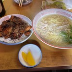 ムツヤ - ラーメン定食①