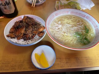 Mutsuya - ラーメン定食①