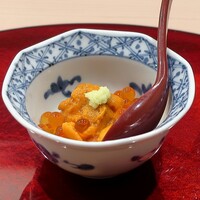 天満宮 鮨 ゆのか - 鮨８貫目 雲丹と新いくらの小丼