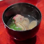 Temmanguu Sushiyuno Ka - 椀物 アサリのお吸い物