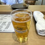 立ち食い寿司 極 - ノンアルで乾杯