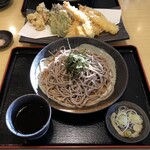 Soba Tenpura Yuian - 二八出羽かおりざる蕎麦（税込660円）