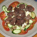 湧心庵 - 人気メニュー、味都焼き(みとやき)