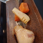 やさい料理 つむぎや - あまいあまいにんじんに初物たけのこ、鰆
