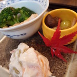 やさい料理 つむぎや - むかご、くわい、ぎんなん