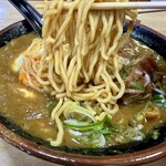 サッポロ麒麟ラーメン - スープに麺がよく絡む。