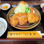 とんかつ 喜楽 - ヒレかつ定食
