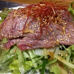 Horumon Yakiniku Hayabusa - 肉サラダ