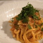 プリンチピオ - キタッラ　ずわい蟹とトマト　香草風味