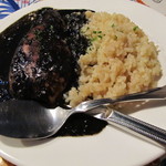 すぺいん亭 - 烏賊墨煮が出されました。