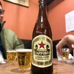 ラーメン 力丸 - ・瓶ビール(サッポロ赤星) 550円/税込