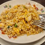 菜香新館 - 小柱入りチャーハン　香港えび味噌風味(夜の飲茶コース)
