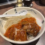 麺屋武蔵 武骨外伝 - 濃厚外伝赤つけ麺1400円