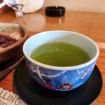 Rin - セットの緑茶です。