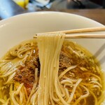 らぁ麺 紫陽花 - 平打ち麺(16番)
