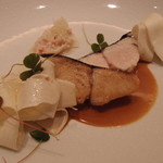 フロリレージュ - 寒鰆のポワレ アメリケーヌと水晶文旦