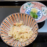 澤田 - 兵庫浜坂の蟹ごはん 香の物