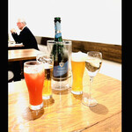 da Uma - 他にお客様がいらしてて、奥の個室にもいらしたので、一度にドリンクとっちゃった　byまみこまみこ