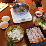 しゃぶ葉 - 食べる準備ｏｋ