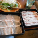 しゃぶ葉 - 豚バラ・ロース