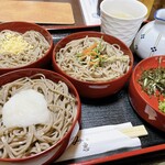 Izumosoba Megumi - とろろ、揚げ玉、山菜