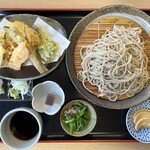 高林坊 - 天もりそば（田舎）1,100円税込