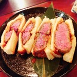 沖縄酒場ハイサイ - 和牛ビフカツサンド