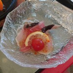 ゴールデンレイクスカントリークラブ - 洋の膳 白身魚のカルパッチョ
