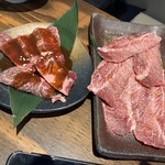 焼肉 かのや - ハラミ、頬肉