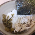 ゆで太郎 もつ次郎 - 3色ごはんは少なめでした