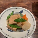 Ginza Sanada - 高野豆腐とカブの治部煮