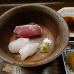 片折 - 迷い鰹(氷見)たたき、あおりいか