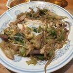 萬龍軒 - レバー野菜炒め（多分メニューへの掲載なし）