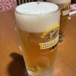 居酒屋風ファミリーレストランいっちょう - 生ビールで乾杯！！