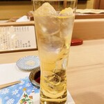 うを徳 - 梅酒ソーダ