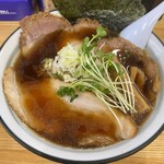 煮干し中華そば 元翔 - こく旨煮干し中華チャーシュー＋豚バラチャーシュー