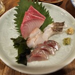 金町製麺 - 刺身盛