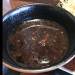 和風らーめん 凪 - 焦がし醤油つけ麺のスープ　究極のスープでした　byまみこまみこ