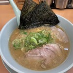 ラーメン山岡家 - 海苔は一旦立てます