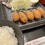 あだたらSKYレストラン - カキフライ定食