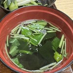 大はし - わかめたっぷり肝吸い