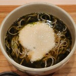 手打ちそば そばしき 四谷店 - 生海苔とろろそば